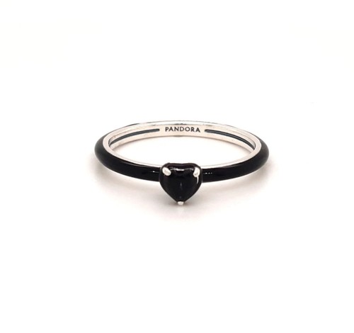 Anello cuore chakra nero