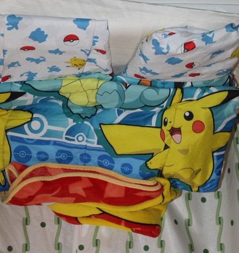 Pokemon pikachu set letto - pikachu,