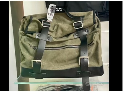 Borsa canvas moto - in,