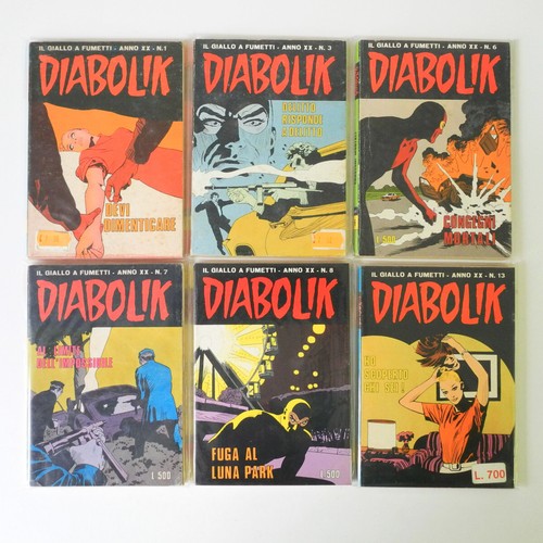 Diabolik anno lotto 1 - anno, 20