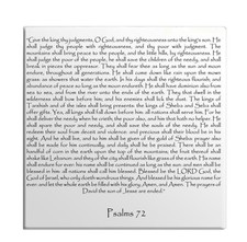 Fridge Magnet Psalms Chapter