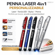 Puntatore Laser Penna 4in1