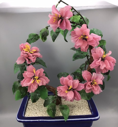 Bonsai vetro giada rosa - bonsai,