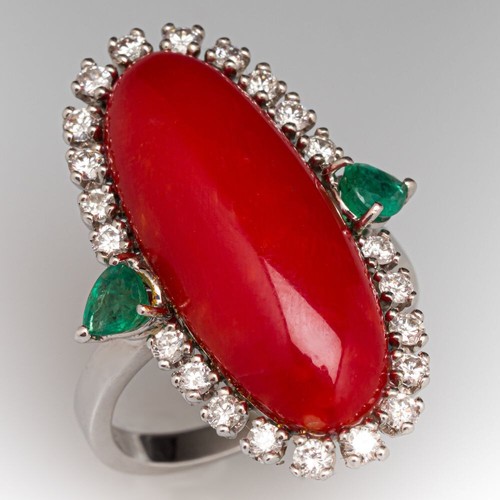 Anello corallo rosso - anello,