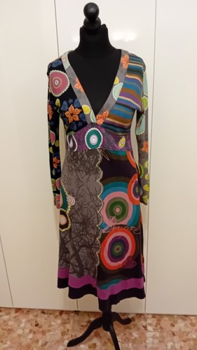 Vestito desigual manica lunga - vestito,