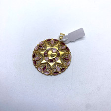 CIONDOLO ARGENTO 925, la presentosa gioiello artigianale tipico d' Abruzzo P205