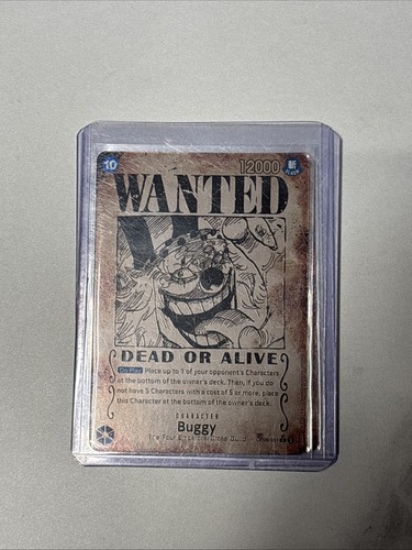 One piece buggy wanted poster - buggy,