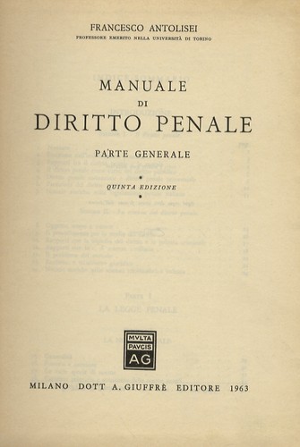 Manuale diritto penale - di,