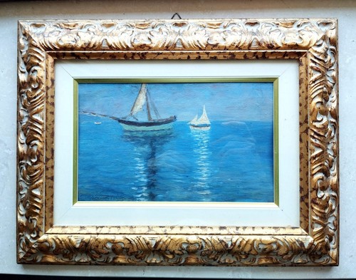Quadro olio tavola - quadro, su