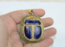 Raro antico ciondolo scarabeo