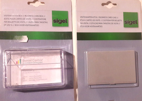 Sigel scatola porta biglietti