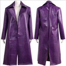 Joker Cosplay Cappotto Viola