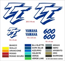 KIT Adesivi Yamaha TT 600 E decals stickers belgarda cross enduro multicolor