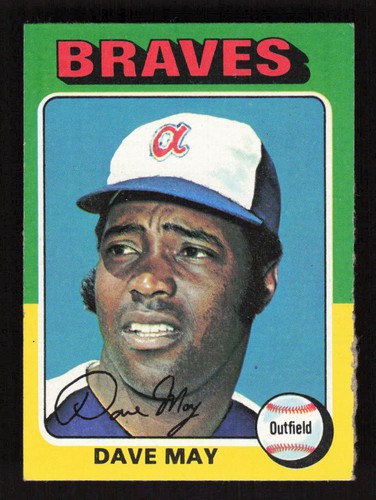 Carta baseball dave may 1975 - carta,