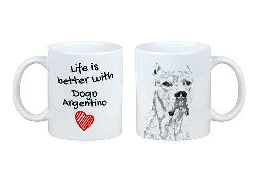 Dogo argentino cup - dogo, dog