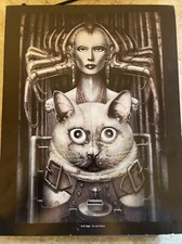 H. E. Giger - No. 256. - Minon Stampa B/N Acrilico 36,5x28 cm