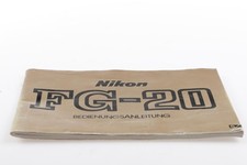 NIKON FG-20 Manuale di