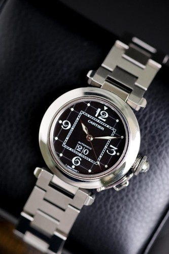 Cartier pasha black dial - pasha,
