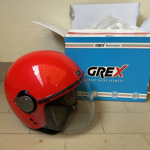 Casco grex jet rosso moto - jet,