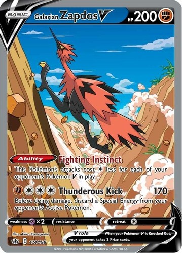 Galarian zapdos 174 198 - galarian, 174/198