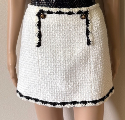 Autentica minigonna tweed - autentica,