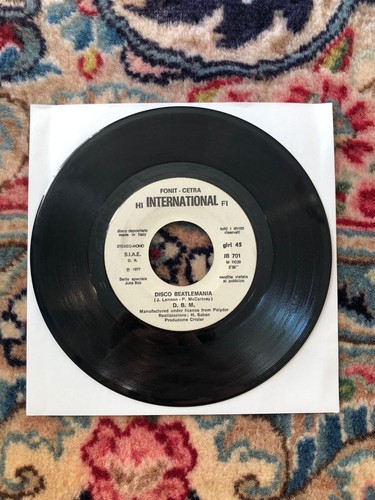 Vinile giri disco - 45, 7"