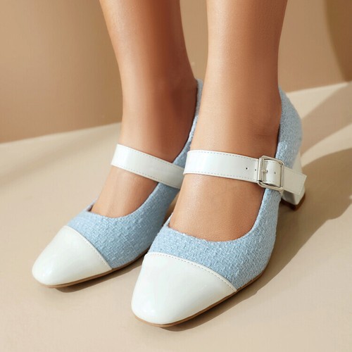 Scarpe donna tacco blocco a - tacco,