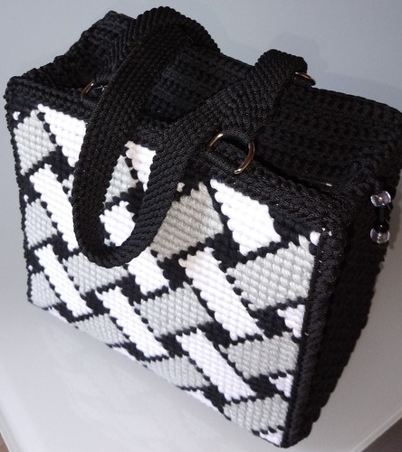 Borsa fatta mano - su, con