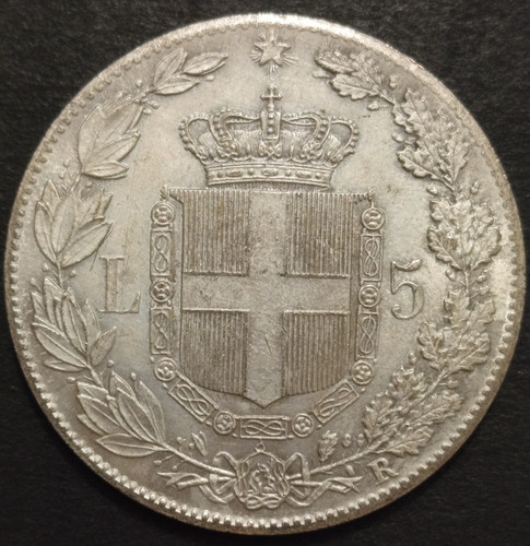 Regno italia lire 1878 - 5,