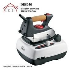 Ferro da Stiro Professionale a Caldaia DCG DB8650 2000W 3 Bar Vapore Potente