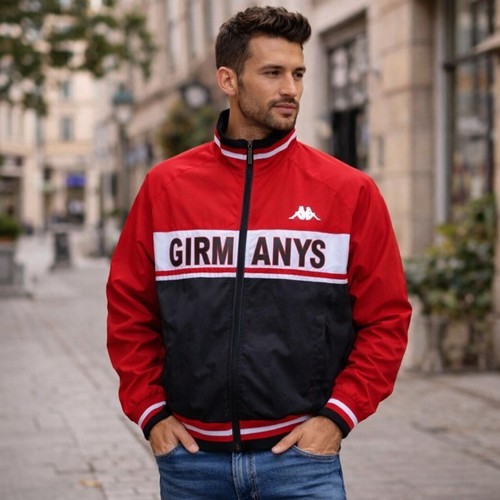 Kappa red black track - track, jacket