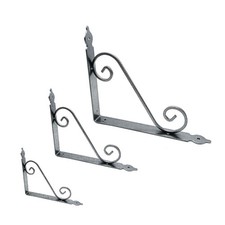 2 reggi mensole in ferro