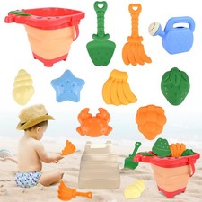 Euakee Giocattoli da Spiaggia, 10 Pezzi Giochi Spiaggia Bambini con Fragola Secc