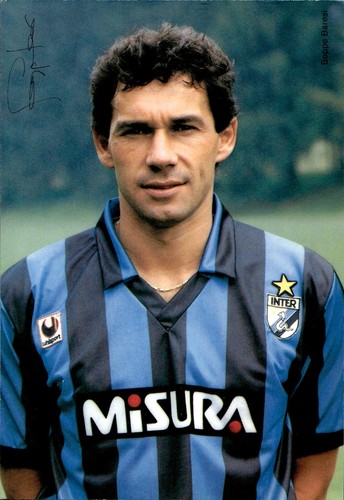 Cartoncino beppe baresi inter - baresi,