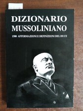 Dizionario Mussoliniano 