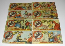 TEX STRISCIA XXV SERIE DRAGO NERO (QUASI CPL) 1960 N.5 DAL 9 AL 23 E N.25 OTTIMI