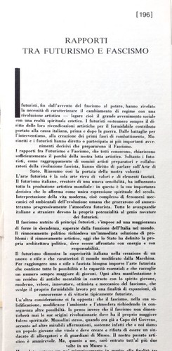 1930 rapporti tra futurismo - rapporti,