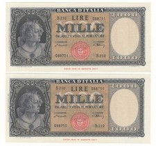 1000 LIRE ITALIA ORNATA DI