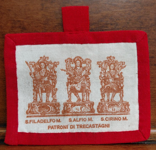 Santino tessuto patroni - santino,