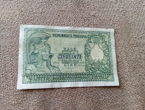Banconota cinquanta lire - banconota, 50