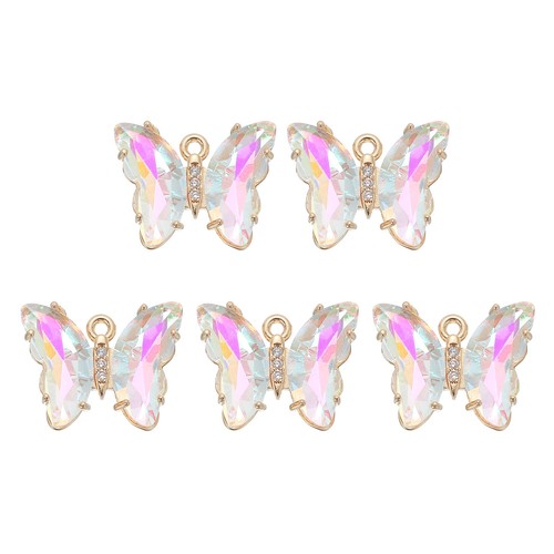 5pcs charm farfalla - 5pcs, in