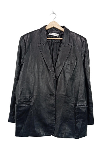 Zara giacca pelle donna - pelle,