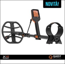 METAL DETECTOR QUEST X10 IDMAXX PIASTRA BLADE11 11x10" MULTIFREQUENZA WIRELESS