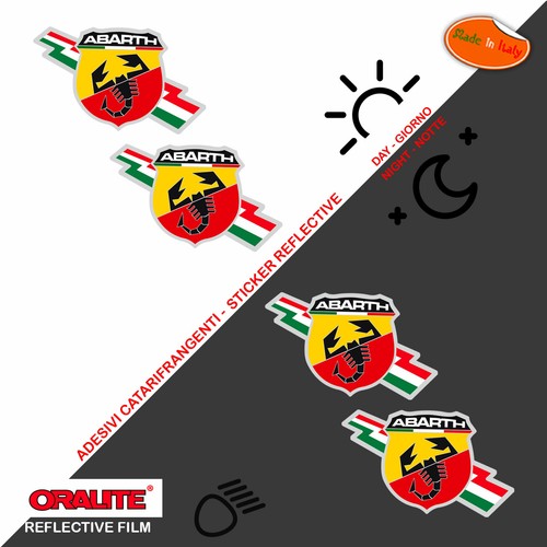 Adesivi catarifrangenti abarth