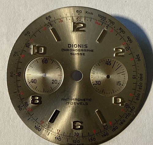 Dial quadrante vintage dionis - vintage,