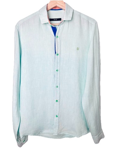 Avva camicia uomo 100 lino - 100%,