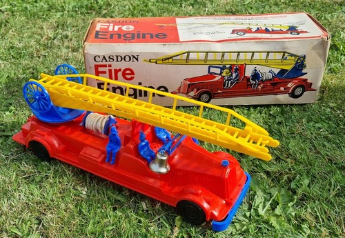 Vintage casdon fire engine - vintage,