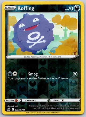 Koffing 075 159 crown - koffing, 075/159