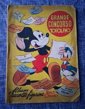 ALBUM GRANDE CONCORSO TOPOLINO DISNEY LAMPO 1951 (NON COMPLETO)