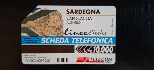 Scheda telefonica telecom - scheda,